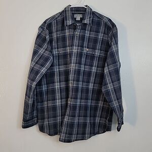 Carhartt Mens 100% Cotton Plaid Flannel Shirt